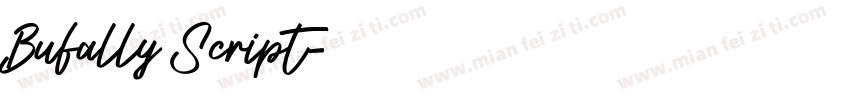 Bufally Script字体转换